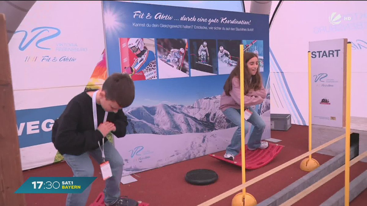 Präventionstag in Bayern: Ski-Star Viktoria Rebensburg macht Schüler fit