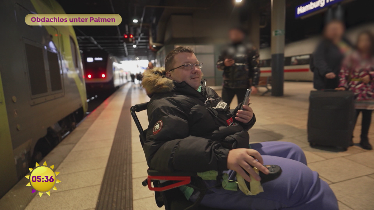 Obdachlos unter Palmen