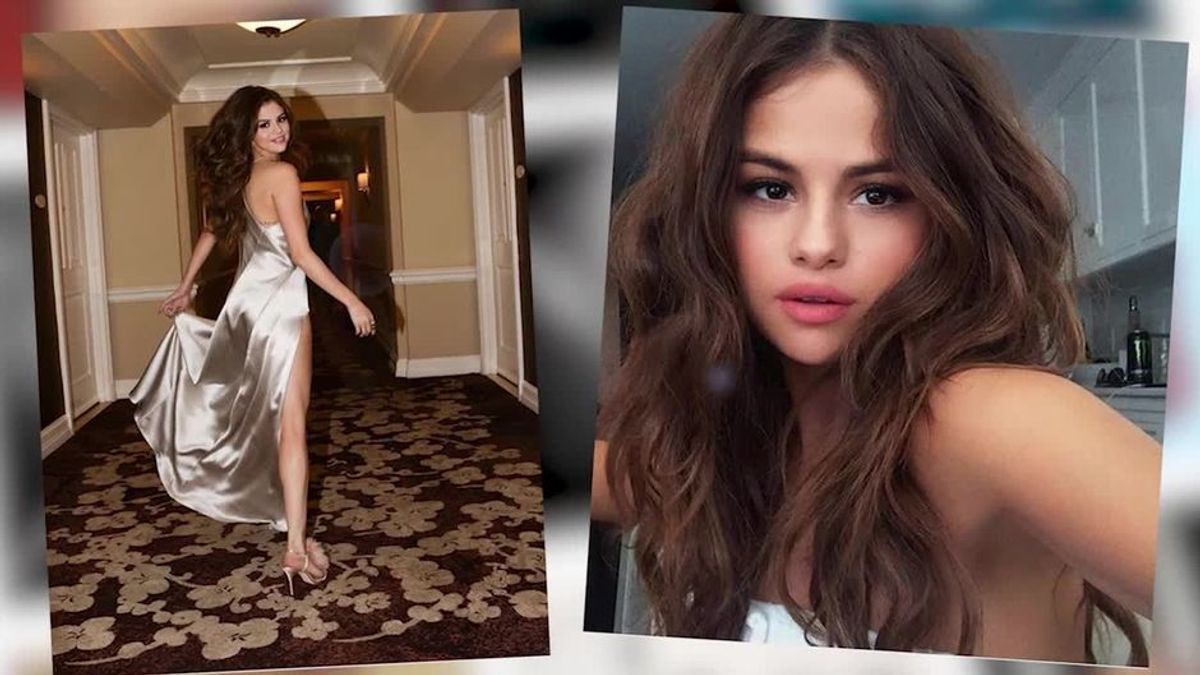 Selena Gomez im sexy Glitzer-Outfit