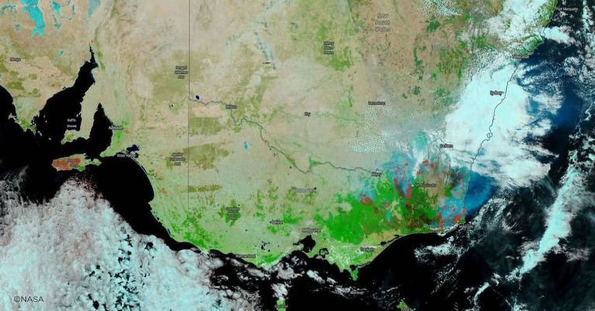 Verheerendes NASA Video: Rauch aus Australien zieht über die ganze Erdkugel