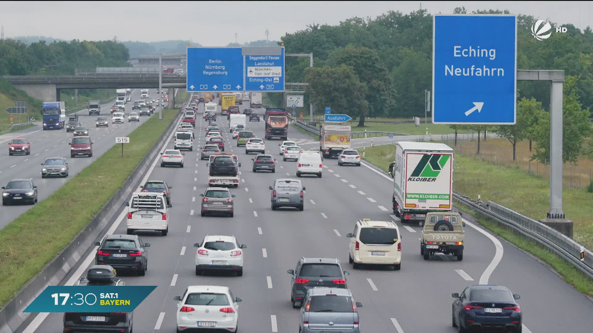 Reiseverkehr in Bayern: Sommerferien-Verkehr sorgt für Stau