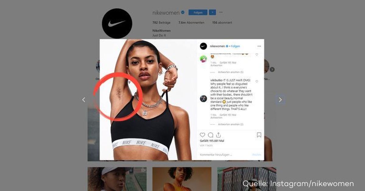 Nike-Werbung: Model zeigt Achselhaare - und löst eine heftige Debatte aus