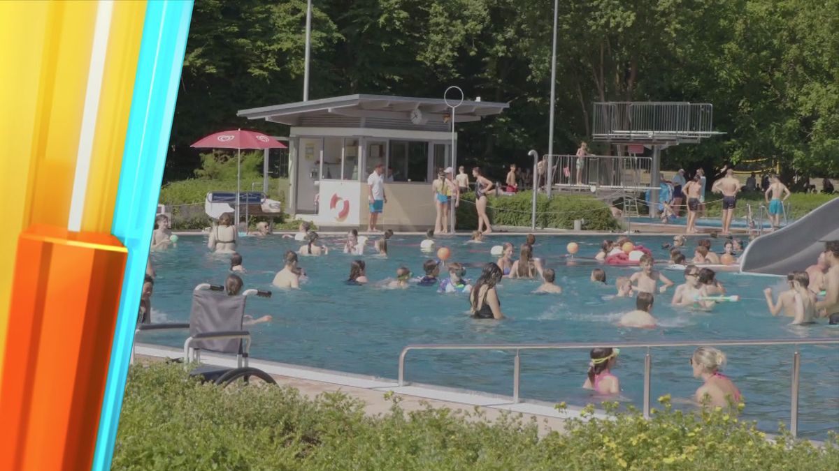 Abkühlung am heißesten Tag des Jahres