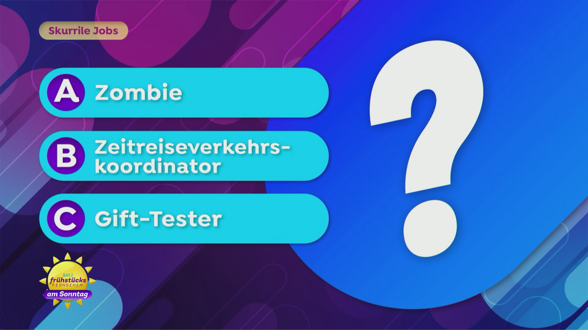 Zombie, Zeitreiseverkehrs-Koordinator und Gift-Tester: Welcher Job ist echt?