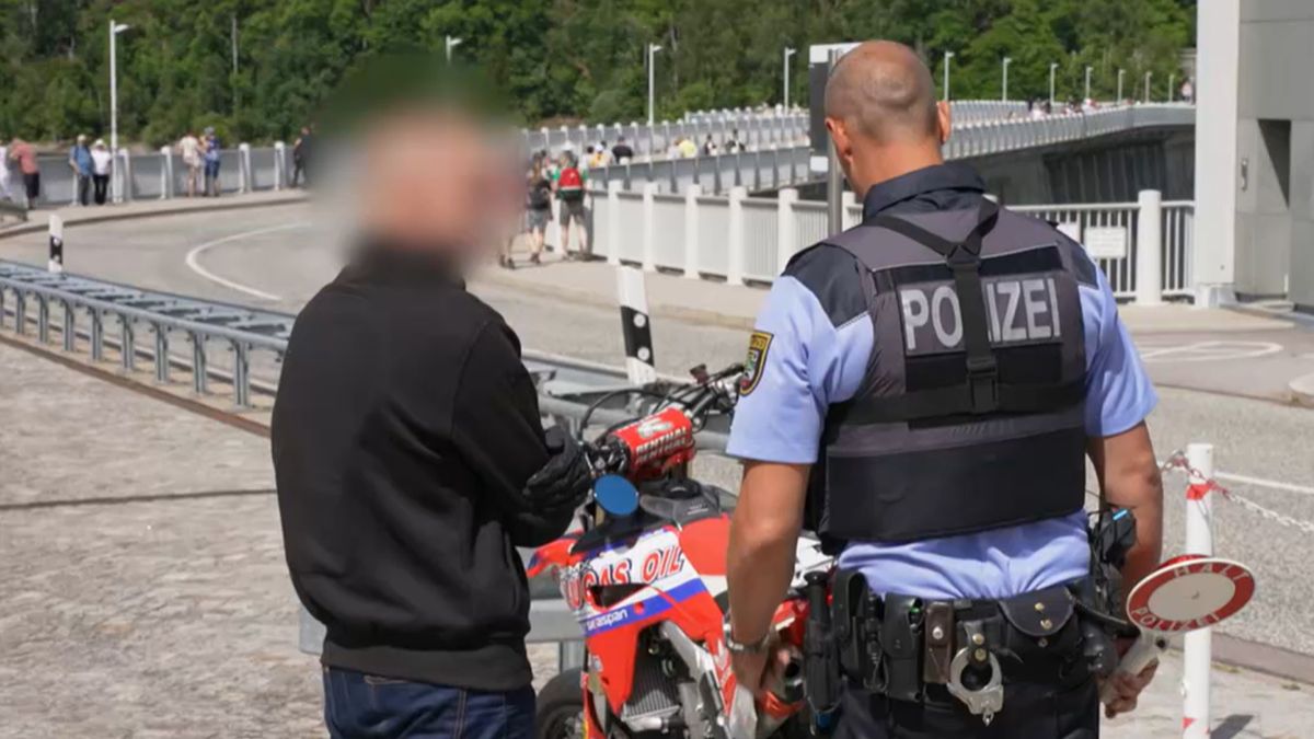 Motorradkontrolle im Harz