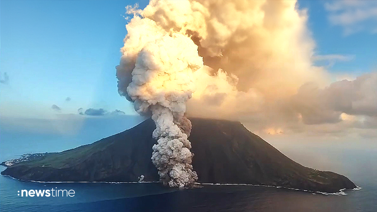 Angst vor Vulkanausbruch: Stromboli in Italien zeigt starke Aktivität