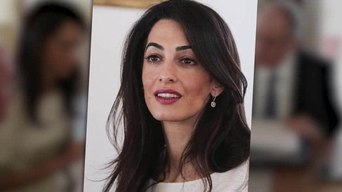 Amal Clooney verdreht den Griechen den Kopf