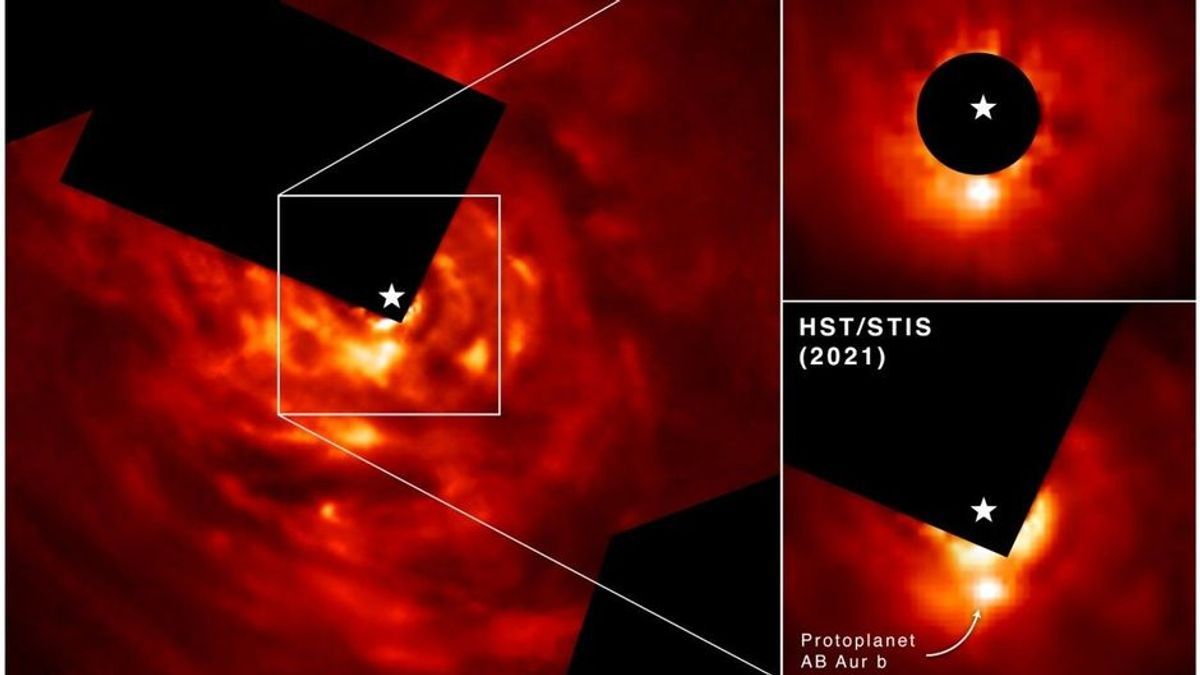 Analyse mit Hubble-Teleskop: Riesenplanet beim Entstehen beobachtet