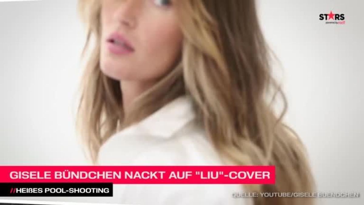 Gisele Bündchen: Heißes Pool-Shooting für Liu-Cover
