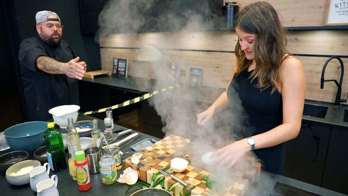 Timo kocht über: Rahmbuletten mit Kartoffelbrei und Gurkensalat