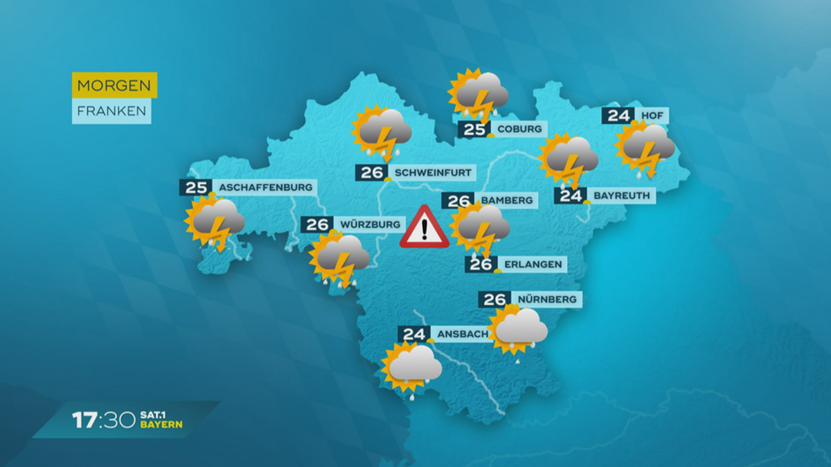 Das Bayern-Wetter vom 11.07.2024: Sonne und Wolken im Wechsel