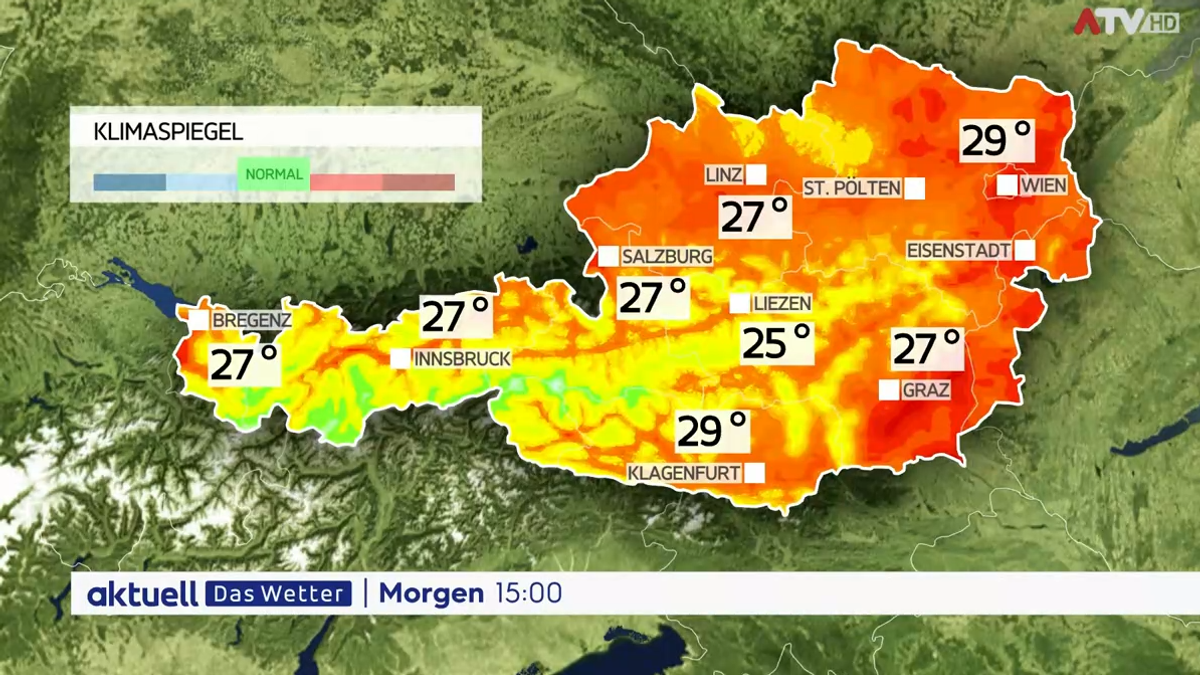 Aktuell: Das Wetter vom 04.08.2025