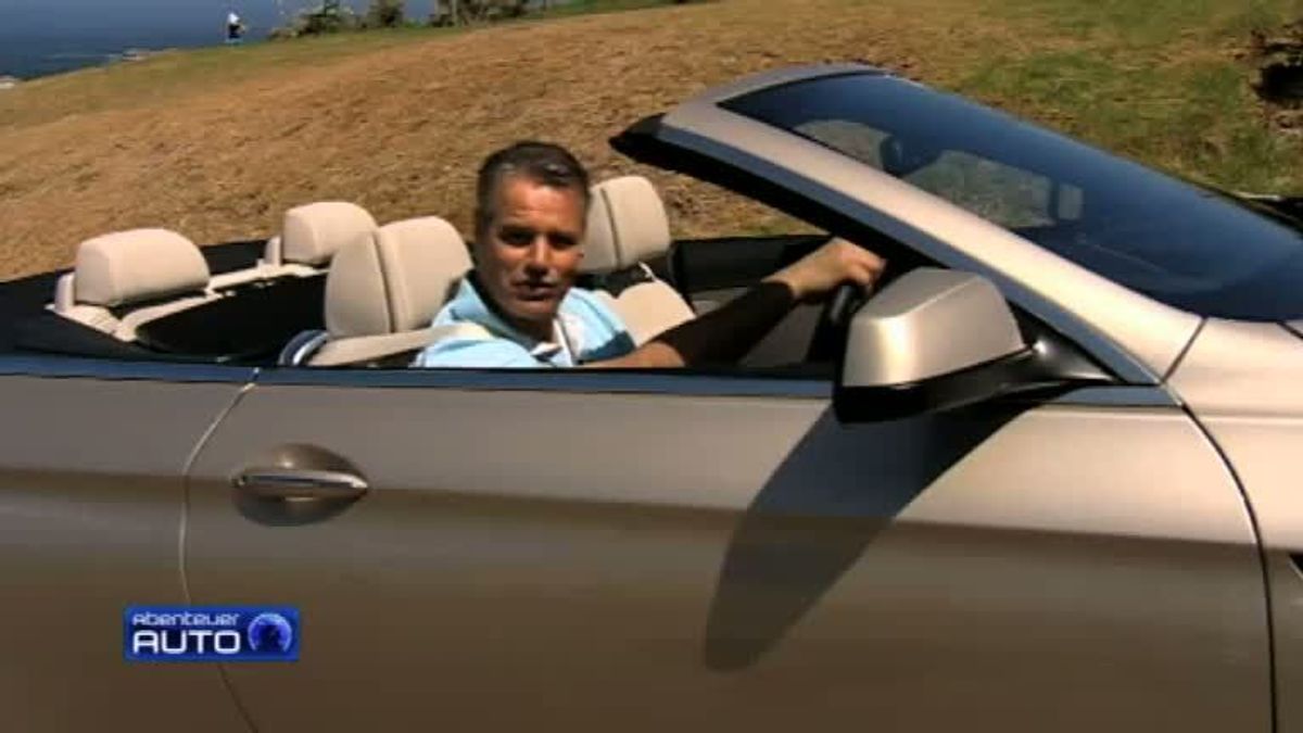 Jan Stecker im neuen BMW 6er Cabrio in Kapstadt