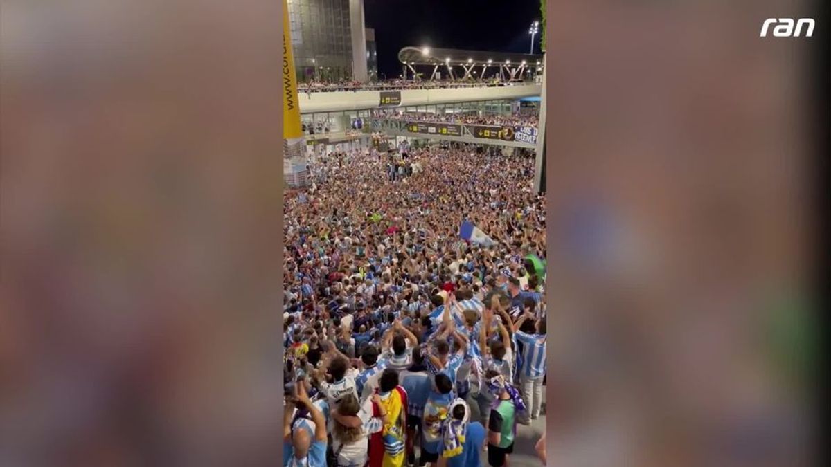 Unglaubliche Szenen! Malaga-Fans feiern ekstatisch den Aufstieg