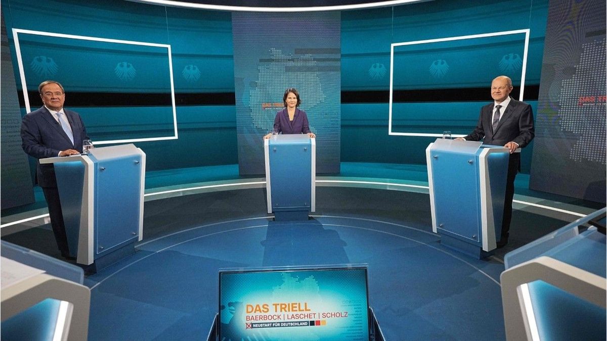 Nach TV-Triell: Umfrage sieht SPD mit großem Abstand vor der Union