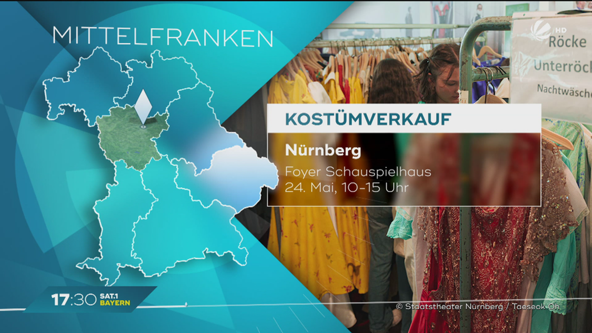 Mein Bayern erleben – Freizeittipps: Kostümverkauf bis Mai-Wiesn