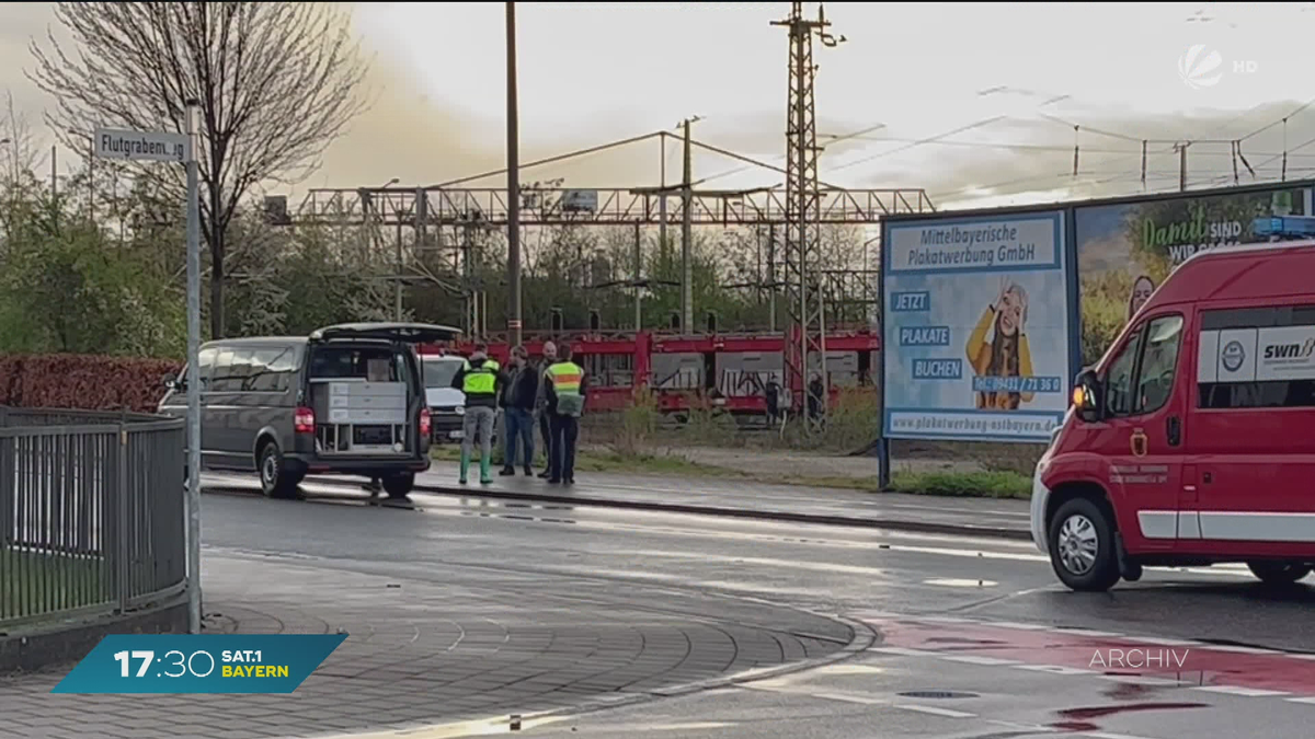 Prozess-Start in Nürnberg: Mann von Zug überrollt