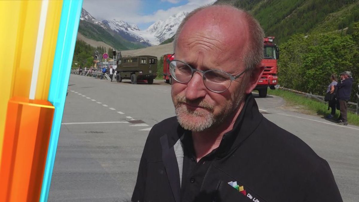 Naturgewalt in der Schweiz: Gletscher begräbt Dorf unter Eis und Geröll