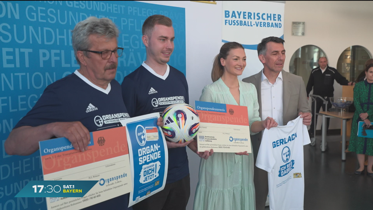 Fußball dank Organspende: Bayerns Amateurfußball setzt starkes Zeichen