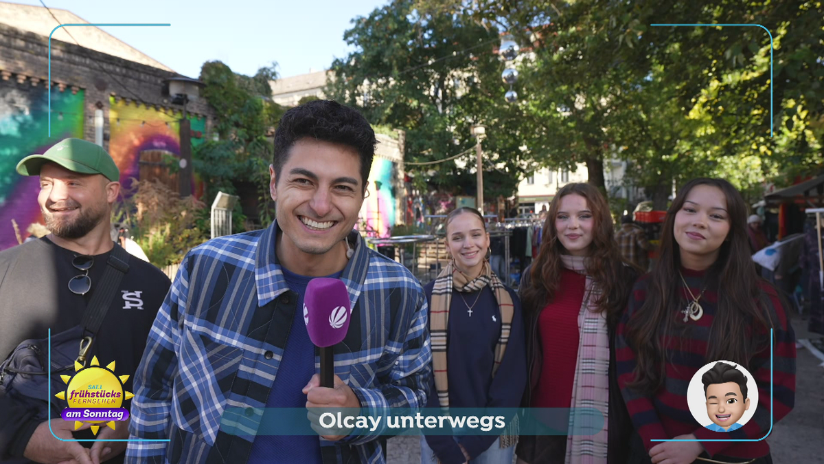 Olcay unterwegs: Auf dem Flohmarkt