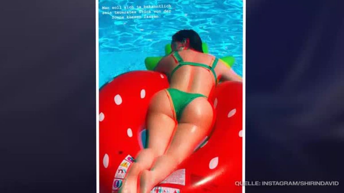 Shirin David: Ohne Haarverlängerung zeigt sie sich im Bikini