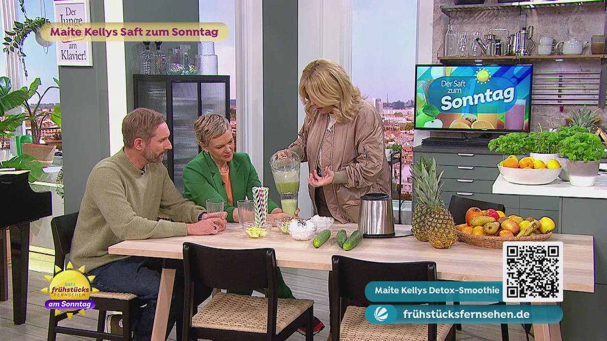 Der Saft zum Sonntag: Maite Kellys Detox-Smoothie