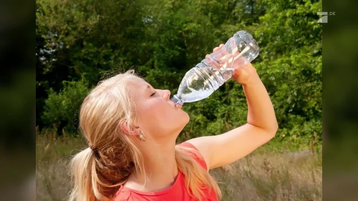 Sommerhitze: So viel Wasser solltet ihr trinken