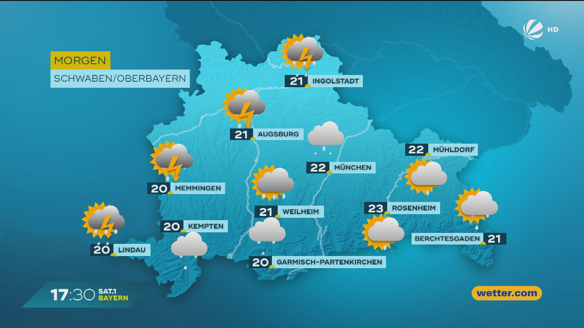 Das Bayern-Wetter vom 31.07.2025: Dauerregen anstatt Sommer?