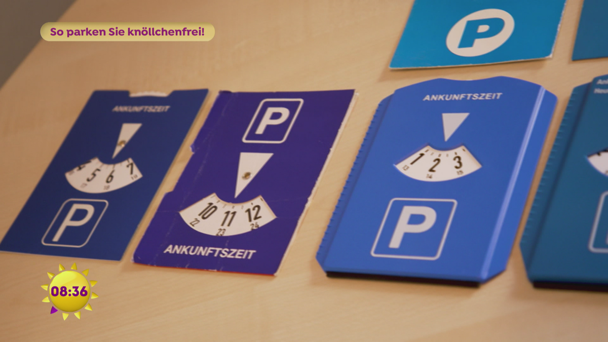 Richtig parken mit der Parkscheibe