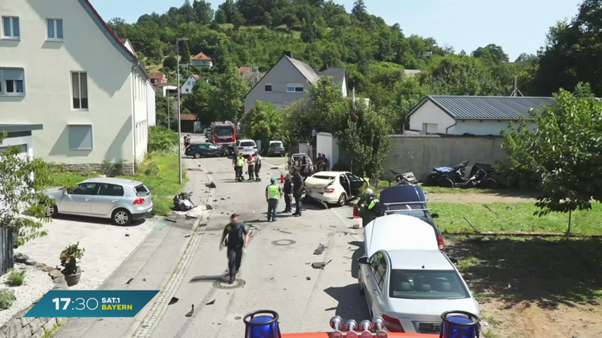 14-Jähriger stiehlt Autoschlüssel: Massencrash in Wohngebiet