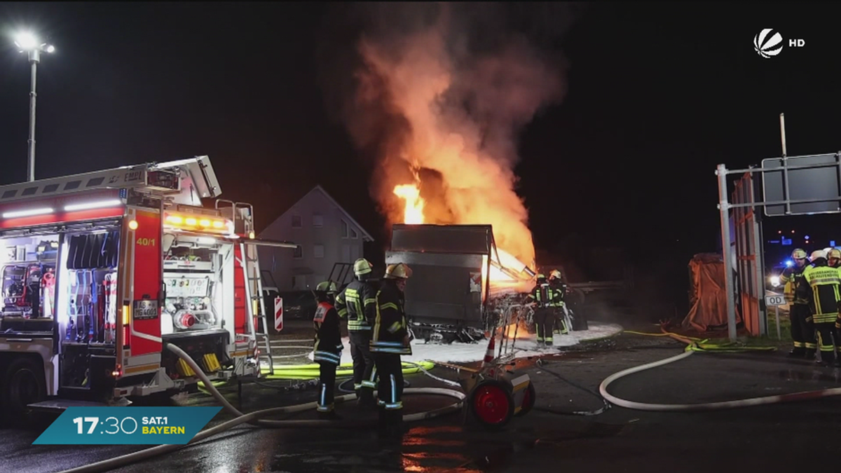 Nach Lkw-Brand in Goldbach: Diebesgut auf Fahrzeug entdeckt