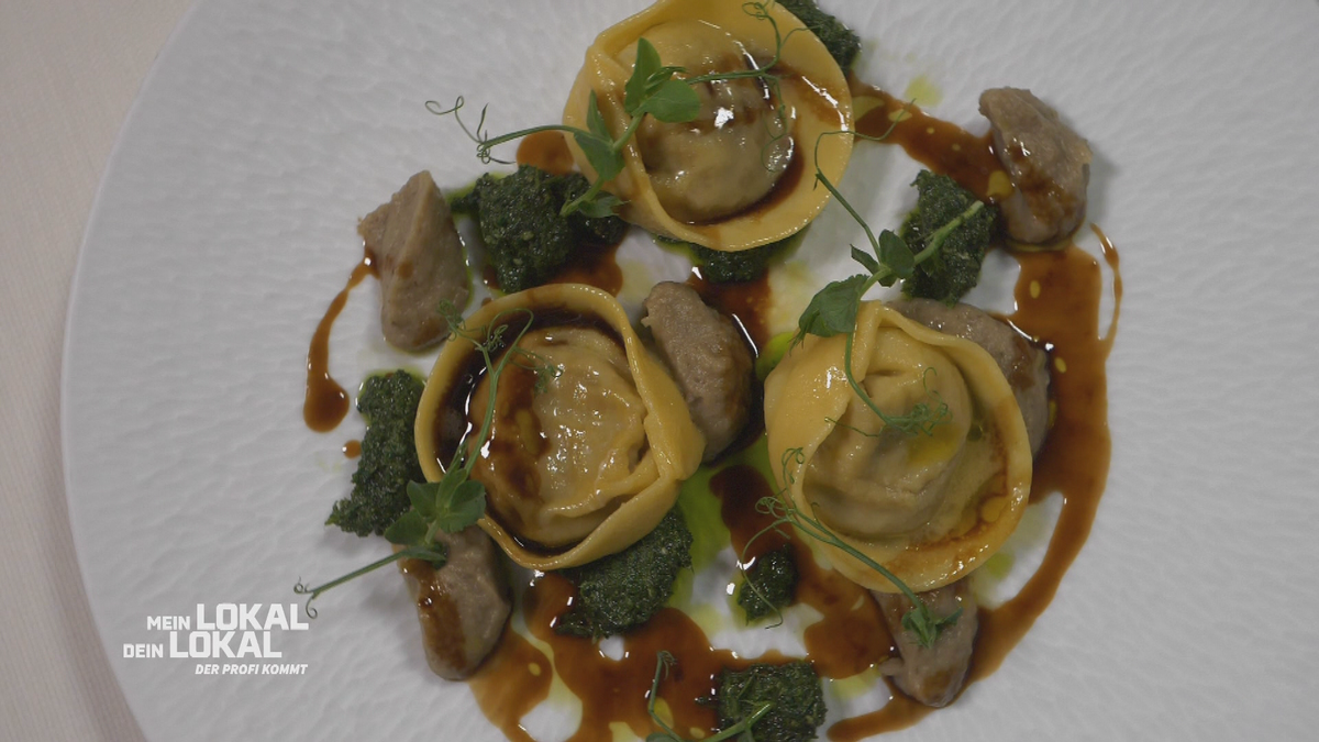 Lamm-Tortelli, Rindertatar und Bergsaibling