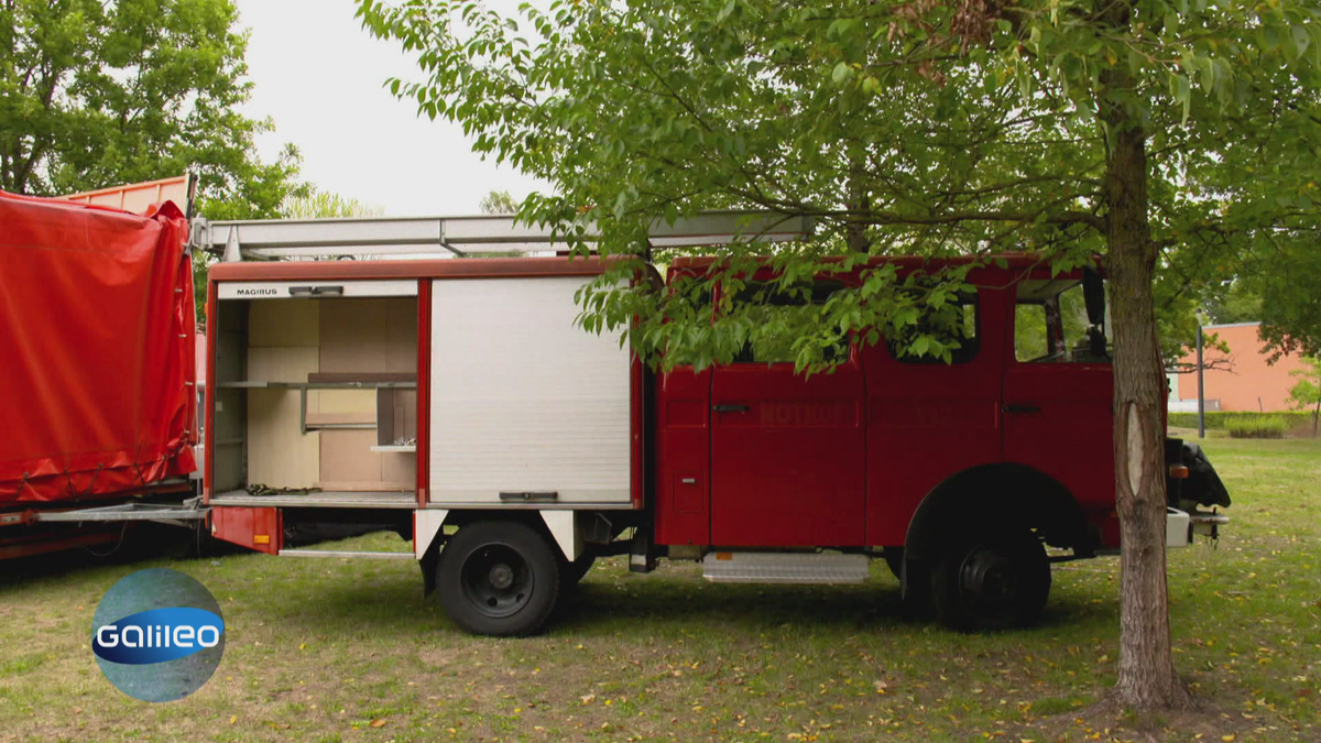 Matthias Fiedler macht aus einem Feuerwehrwagen ein Zuhause