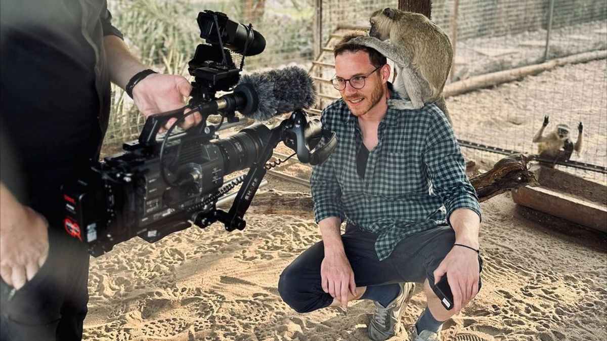 Ferienjob in Namibia: Reporter Christoph im Wildtier-Waisenhaus