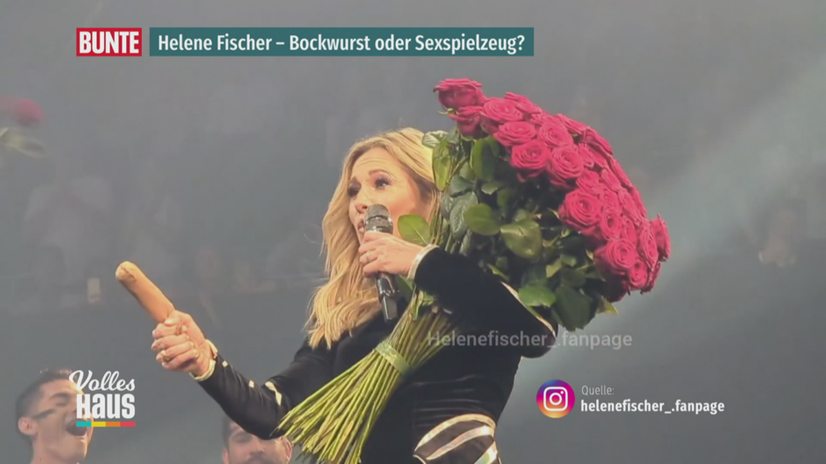 BUNTE - live: Helen Fischer – Bockwurst oder Sexspielzeug?