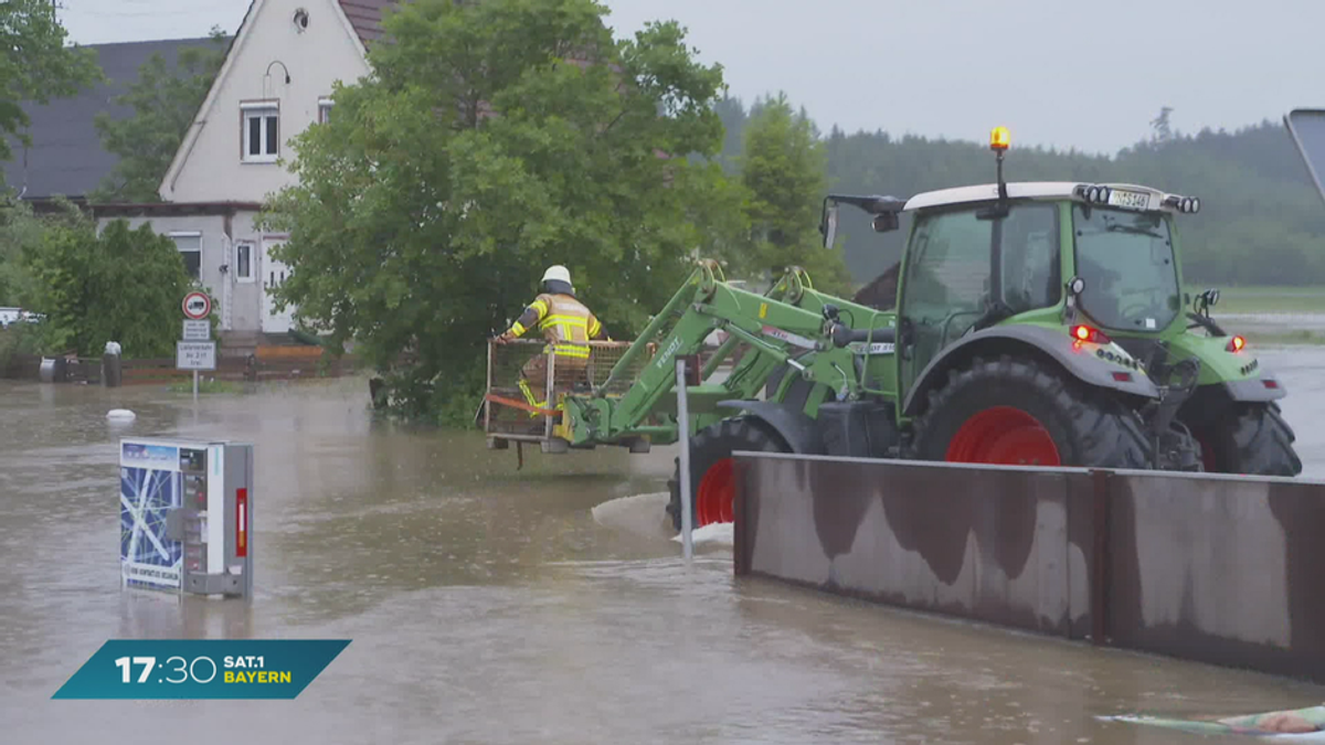 Süden Bayerns kämpft mit Hochwasser: Wetterexperte mit Einschätzung