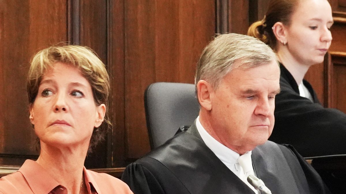 Christina Block sagt vor Gericht aus