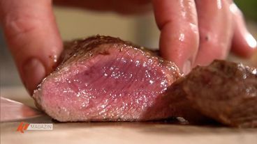 Thema u. a.: Schwein, Rind, Huhn oder vegan? Der große Fleisch-Test