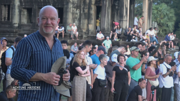 "Das ist wie am Bahnhof!" Touri-Trubel statt Privattour am Angkor Wat 