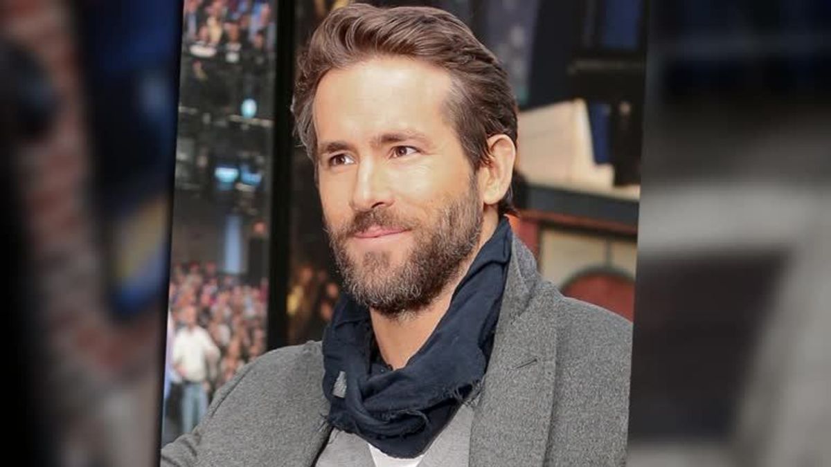 Ryan Reynolds im stylischen Look bei David Letterman