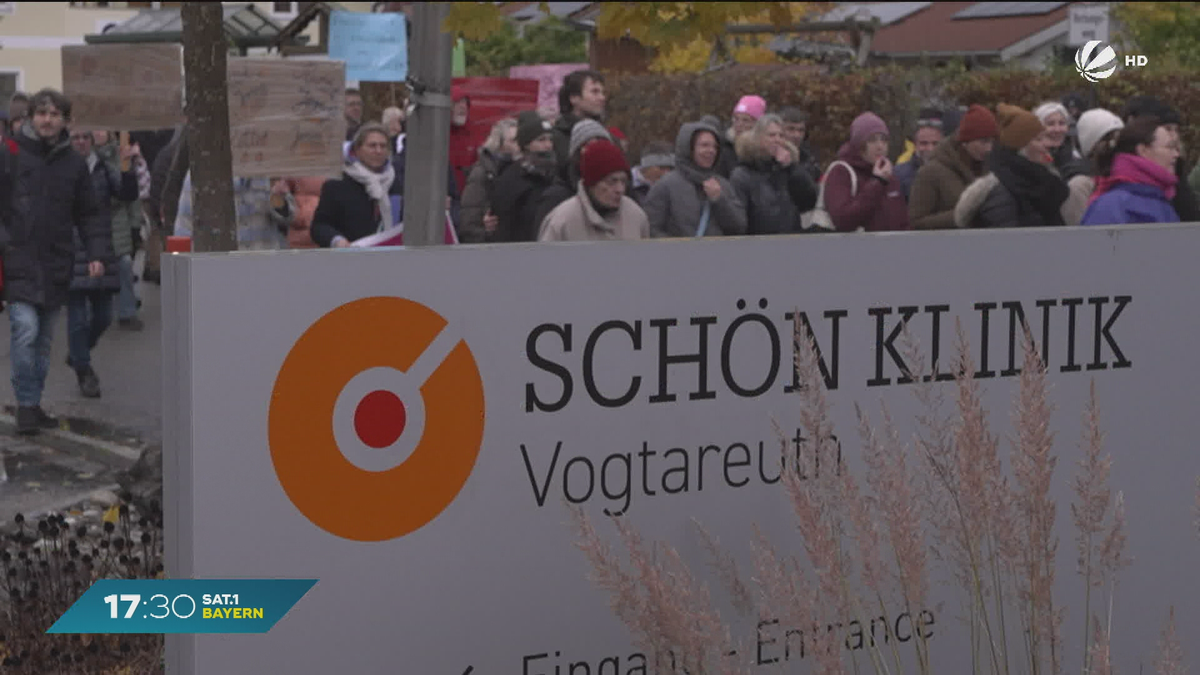 Nach Millionendefizit bei Schön Klinik in Vogtareuth: Demos gegen Stellenabbau
