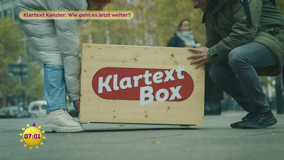 Klartextbox: Kanzler in der Krise