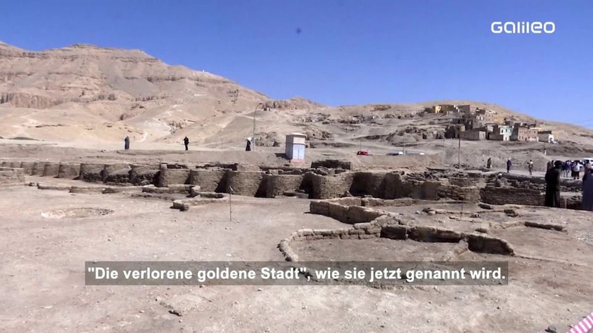 Ägypten: Verlorene goldene Stadt entdeckt