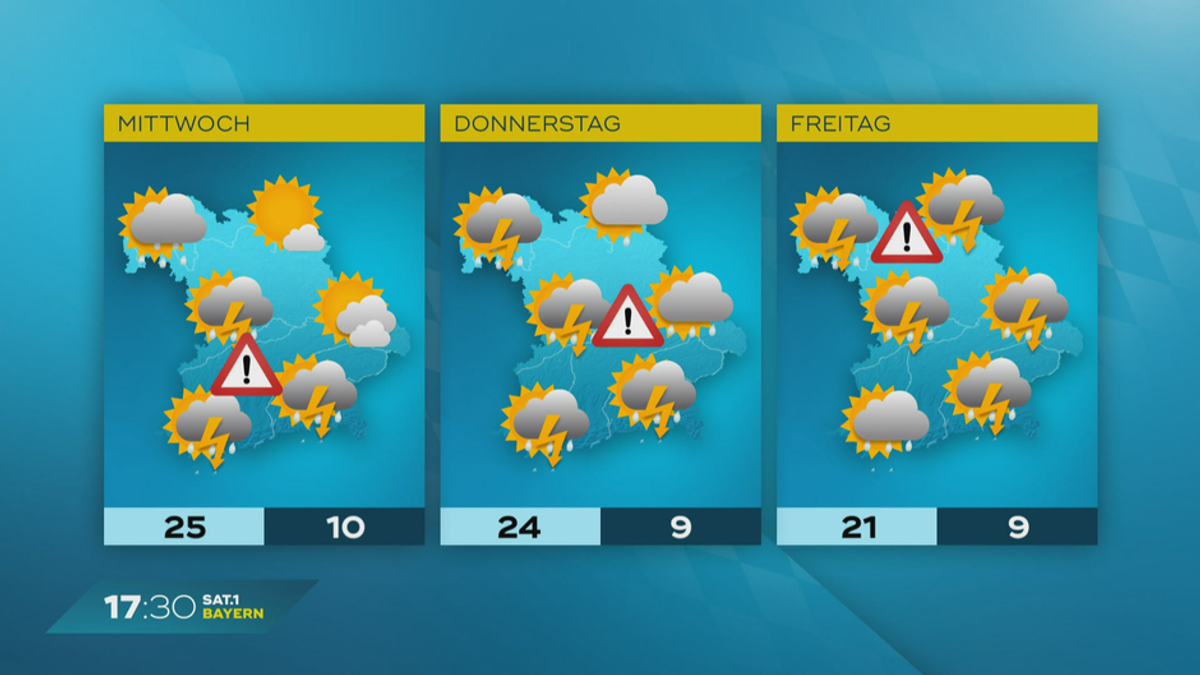 Das Bayern-Wetter vom 13.05.2024: Sonnige Woche erwartet