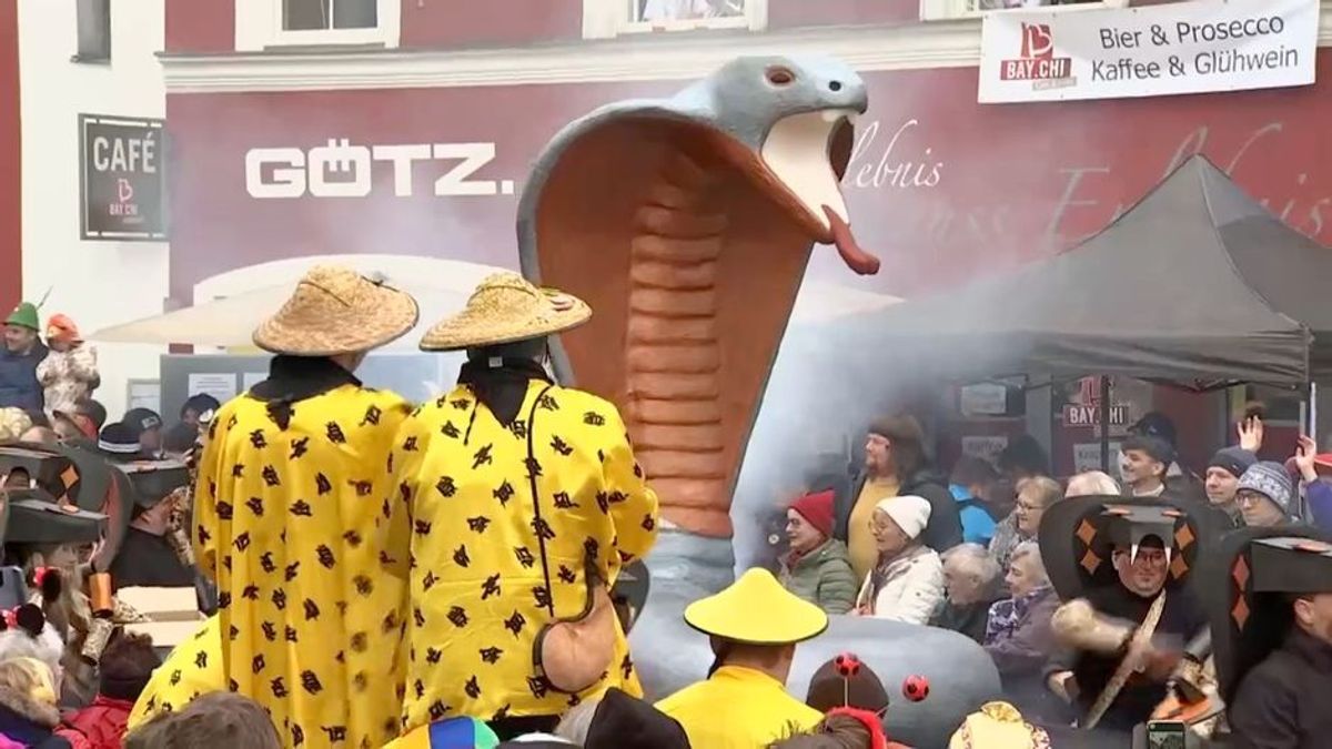 Chinesen-Fasching in Dietfurt: Die Stimmung vor Ort