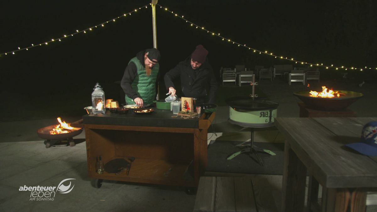 Outdoor Grillen an Weihnachten mit Lucky Maurer