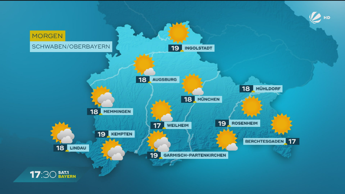 Das Bayern-Wetter vom 20.03.2025: Sonnig und trocken