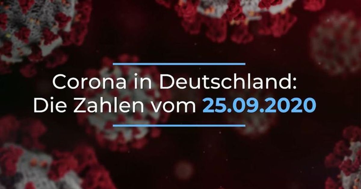 Corona-Update Deutschland: Die Zahlen vom 25.09.2020