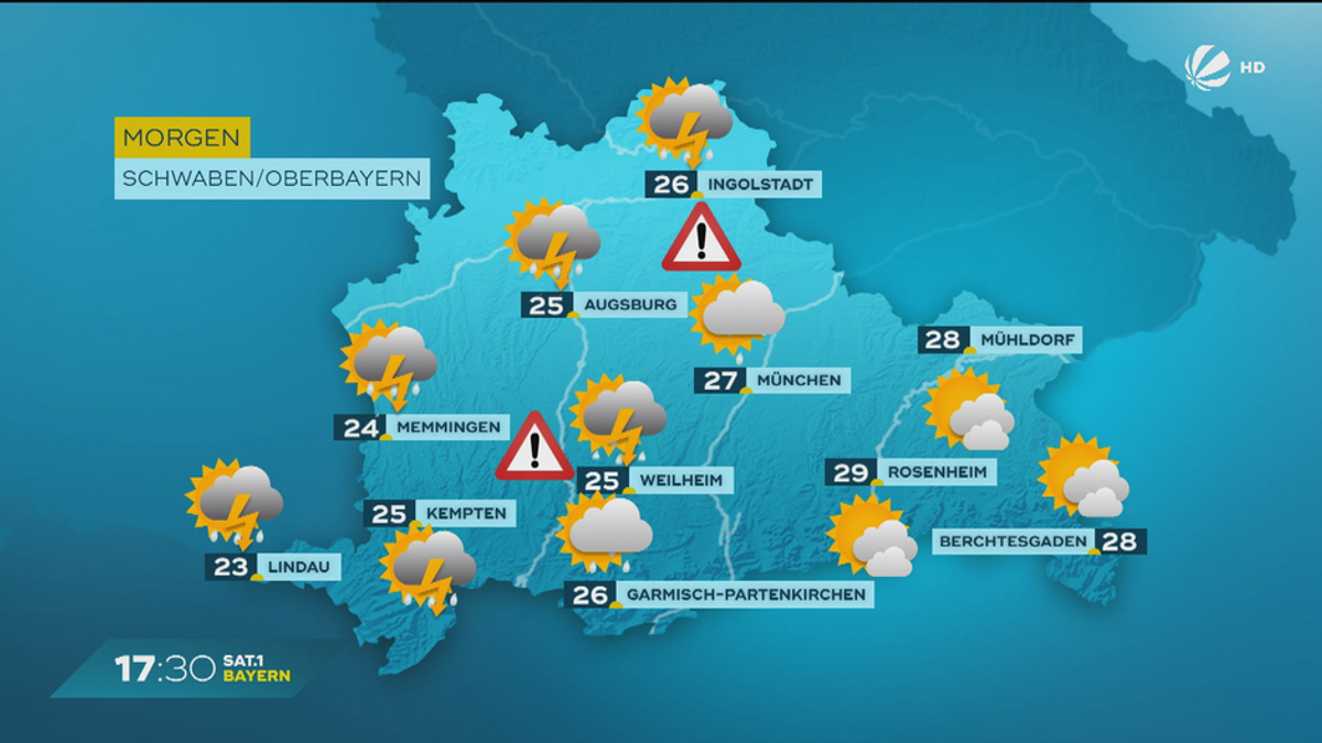 Das Bayern-Wetter vom 03.06.2025: Regen und Wolken