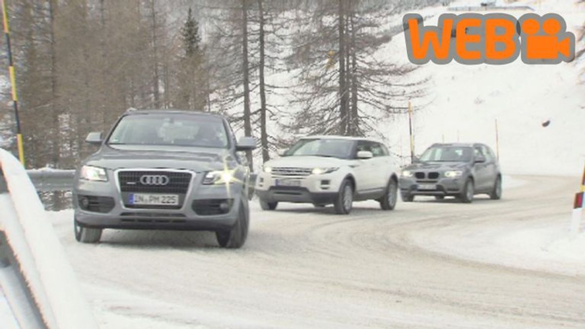 SUV-Vergleich - Range Rover Evoque, BMW X3 und Audi Q5